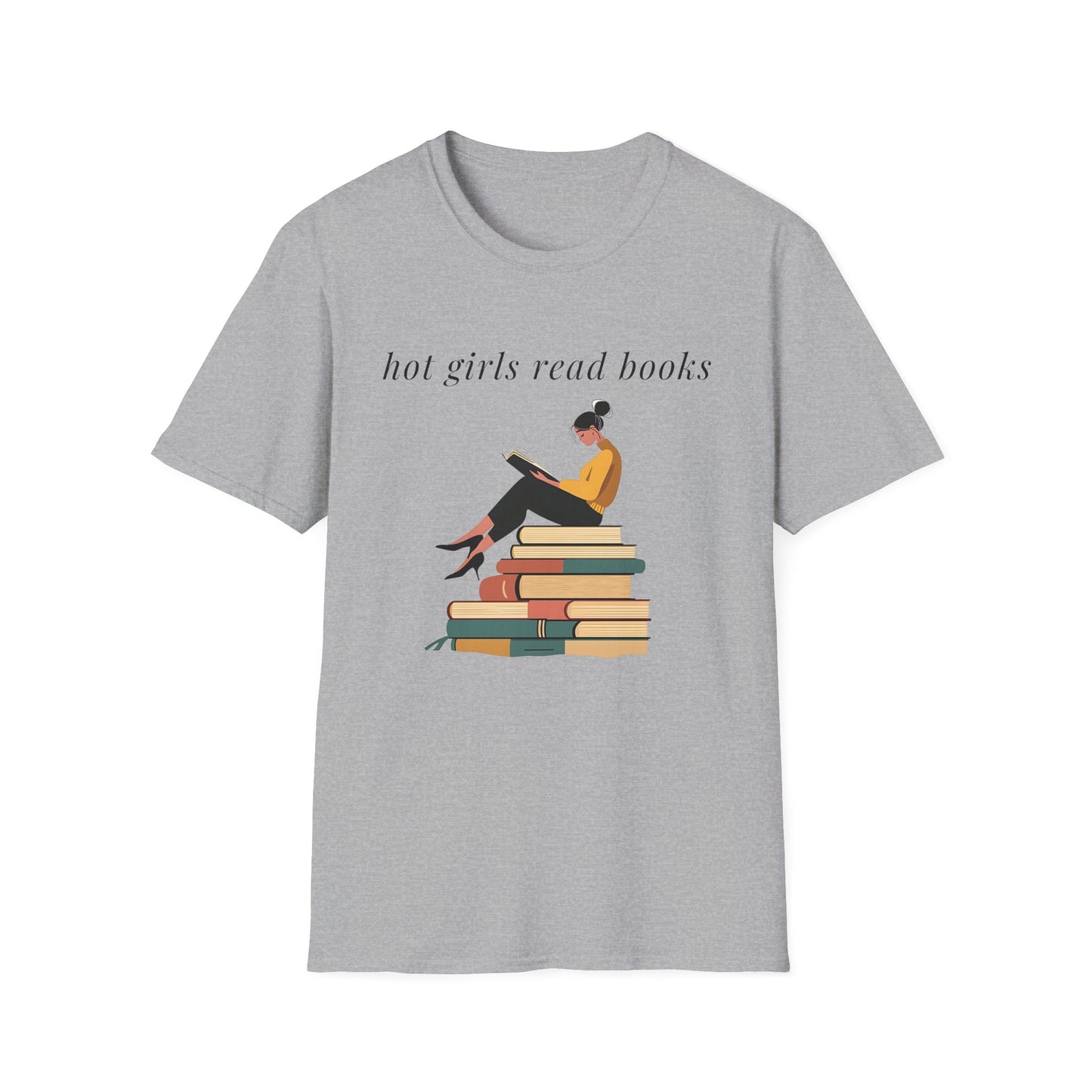 Hot Girls Read Books T-shirt