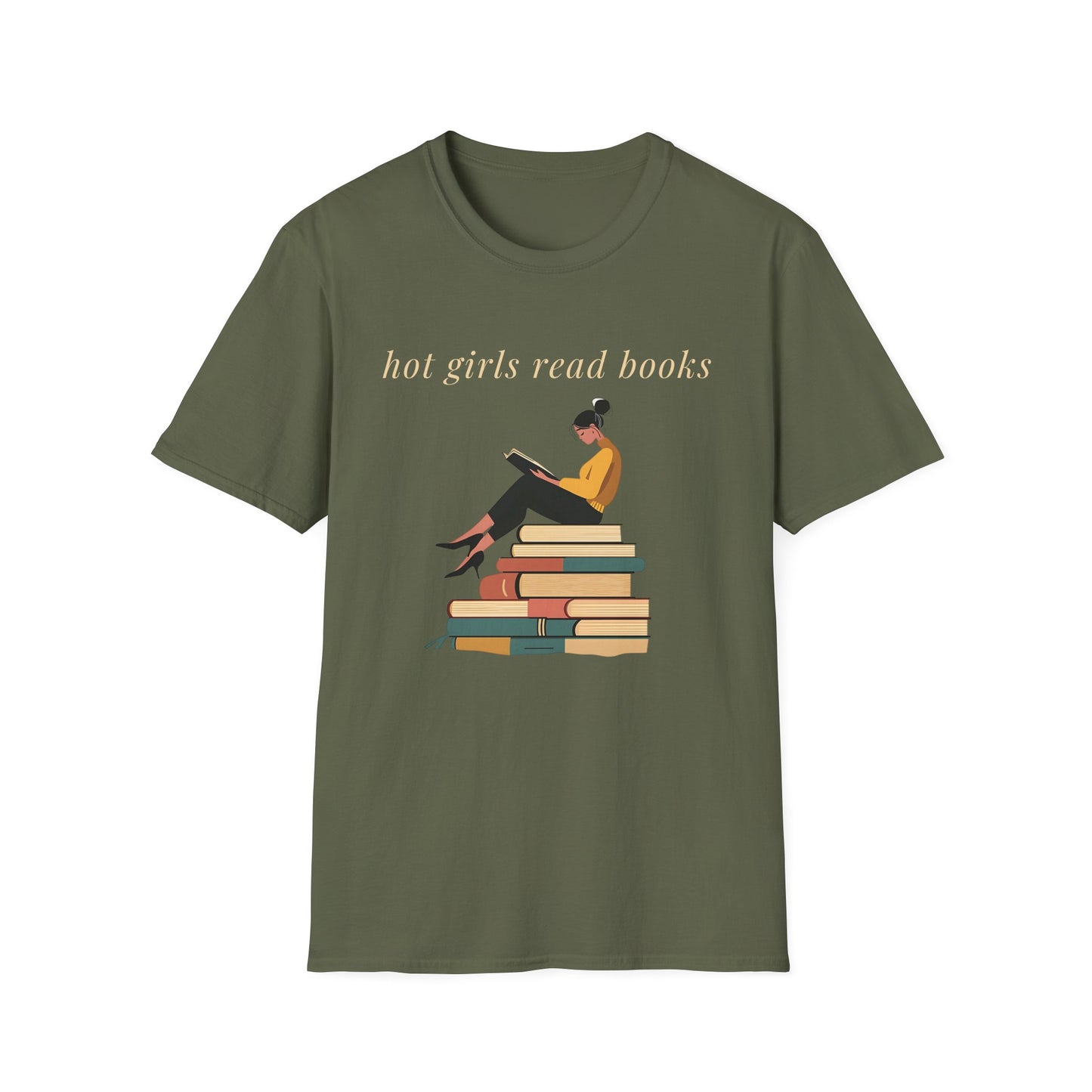 Hot Girls Read Books T-shirt