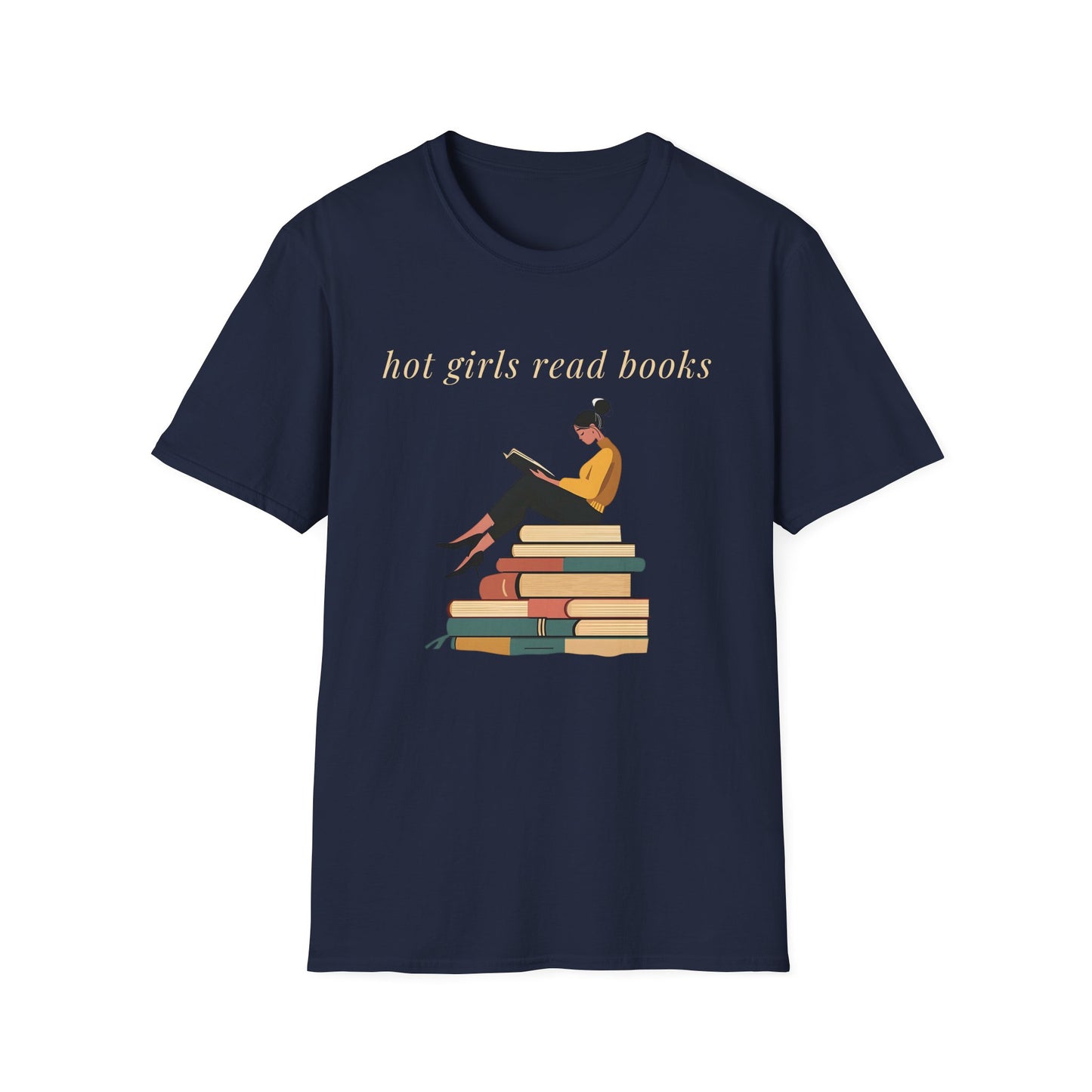 Hot Girls Read Books T-shirt