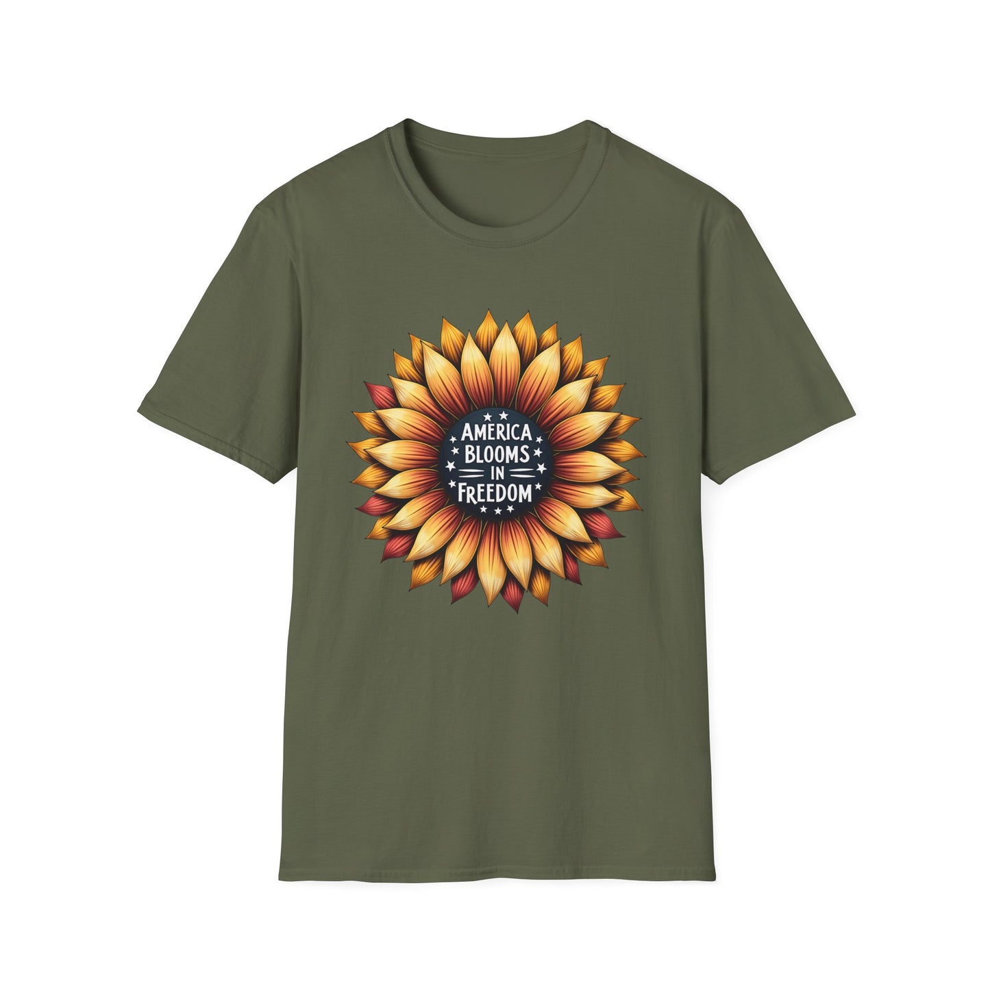 America Blooms in Freedom T-Shirt
