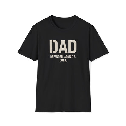 Dad: Defender, Advisor, Doer T-shirt