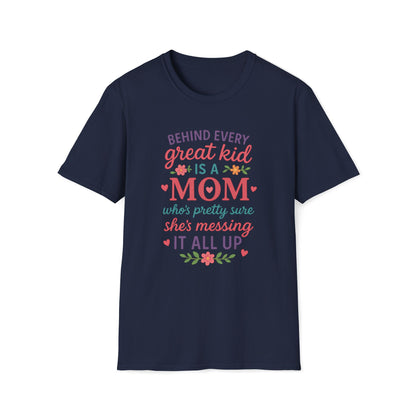 Behind Every Great Kid T-shirt