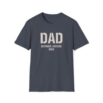 Dad: Defender, Advisor, Doer T-shirt