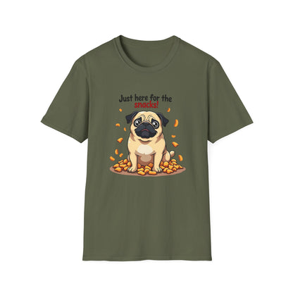 Here For The Snacks T-shirt