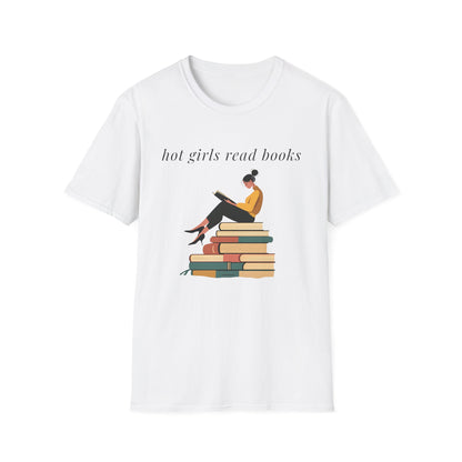 Hot Girls Read Books T-shirt