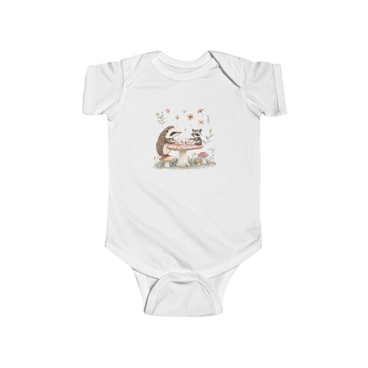 Woodland Creatures Tea Party Infant Bodysuit