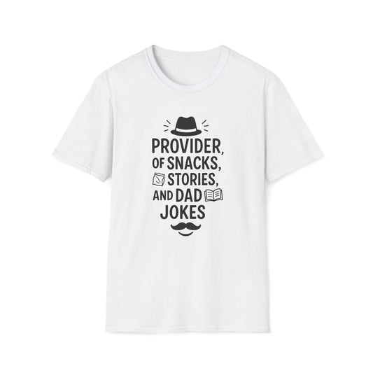 Provider of Snacks, Stories, Dad Jokes T-shirt