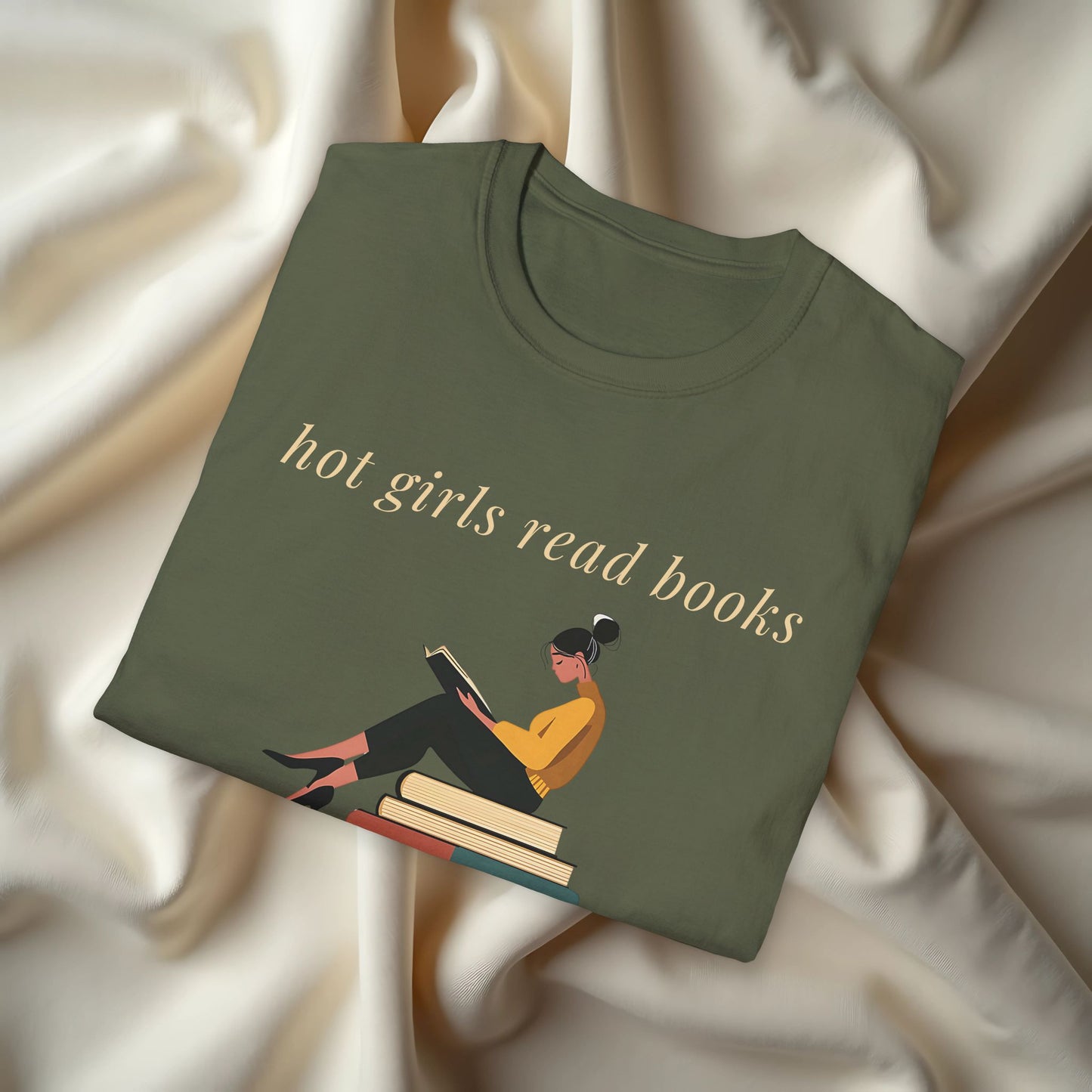 Hot Girls Read Books T-shirt