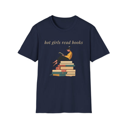 Hot Girls Read Books T-shirt
