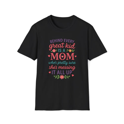 Behind Every Great Kid T-shirt