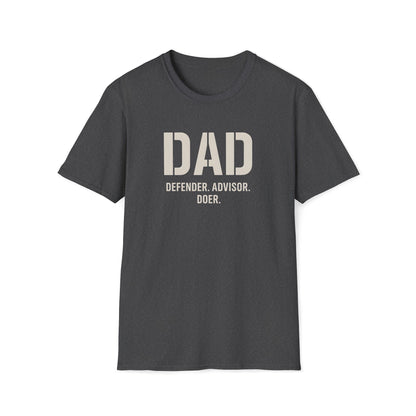 Dad: Defender, Advisor, Doer T-shirt
