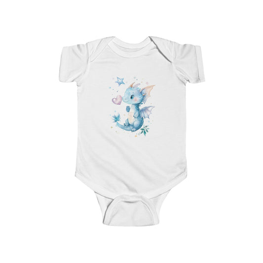 Blue Baby Dinosaur Infant Bodysuit