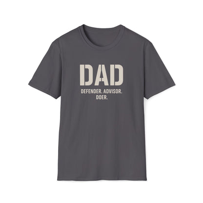 Dad: Defender, Advisor, Doer T-shirt